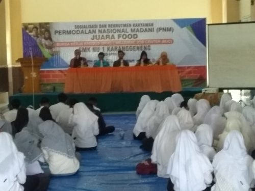 BKK SMK NU 1 KARANGGENENG ADAKAN REKRUTMEN PNM & JUARA FOOD