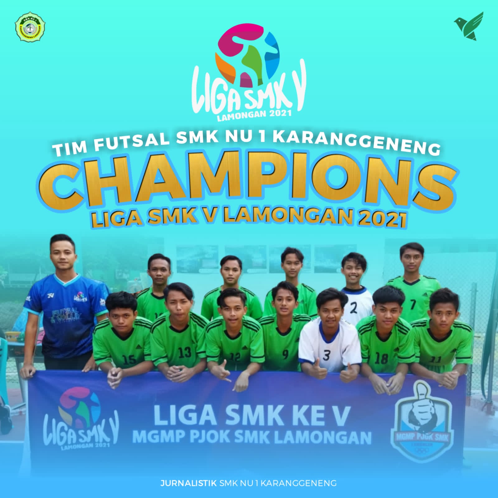 Juara I Futsal Putra - Liga SMK 5